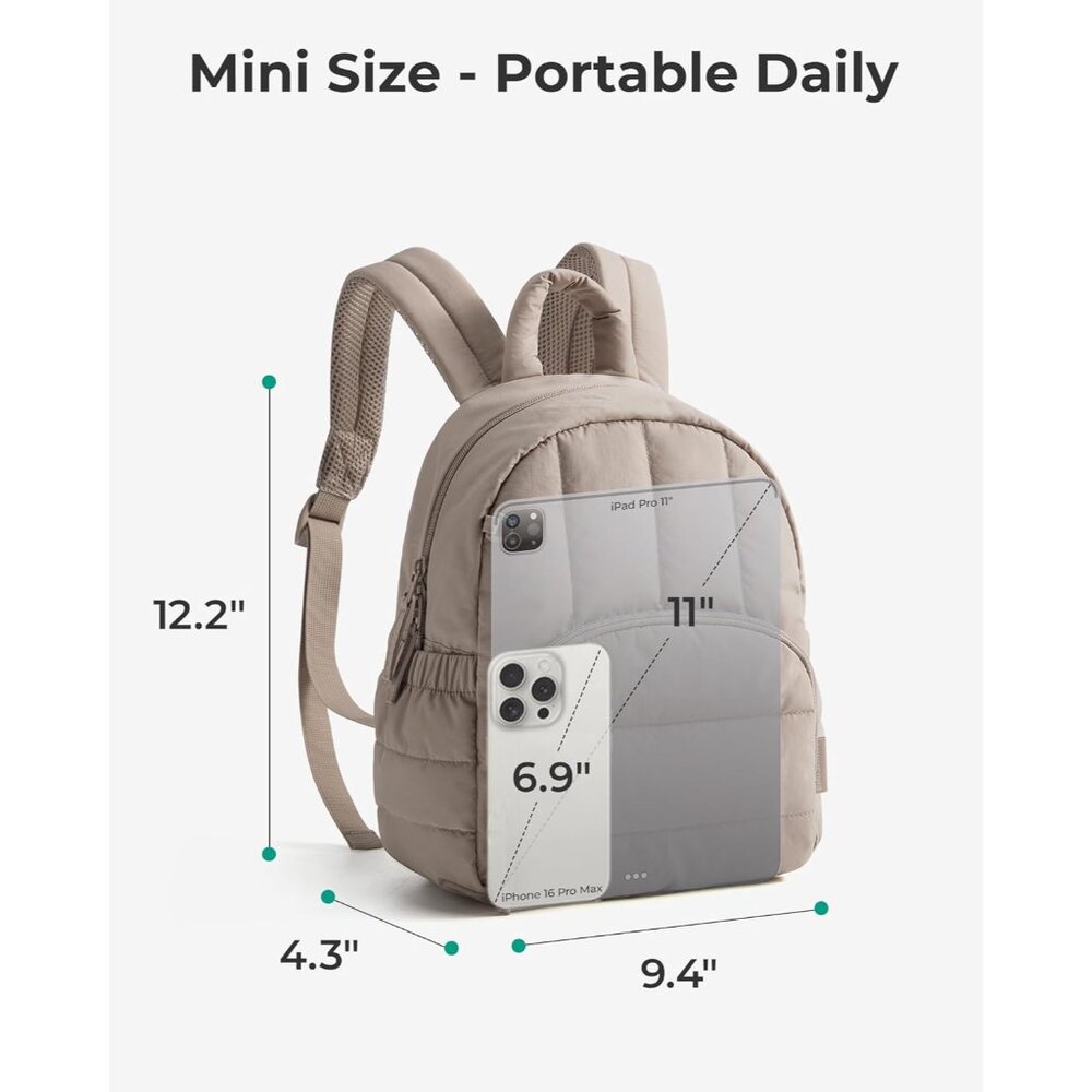 Trendy Adjustable Padded Mini Backpack For Women … - image 7